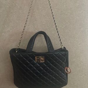 Black Leather Purse